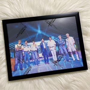 BTS ‘The Fact’ 2021 OT7 BBC 1 Missing You Live Lounge Bromide + 12x9in. Frame